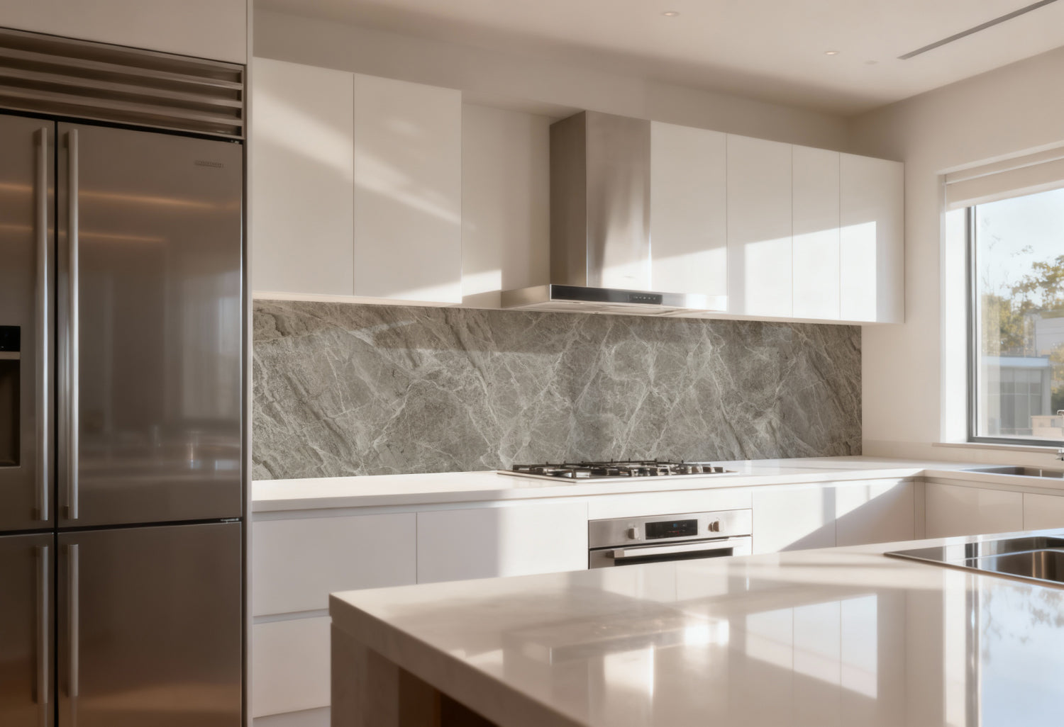 Küchenrückwand Marmoroptik