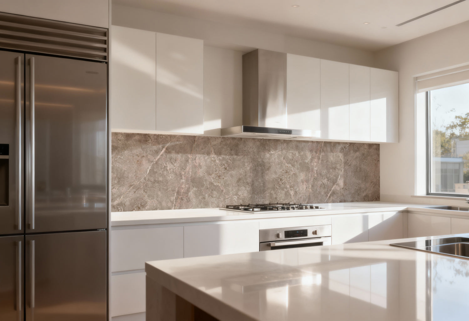 Küchenrückwand Marmoroptik