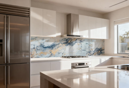 Küchenrückwand Marmoroptik