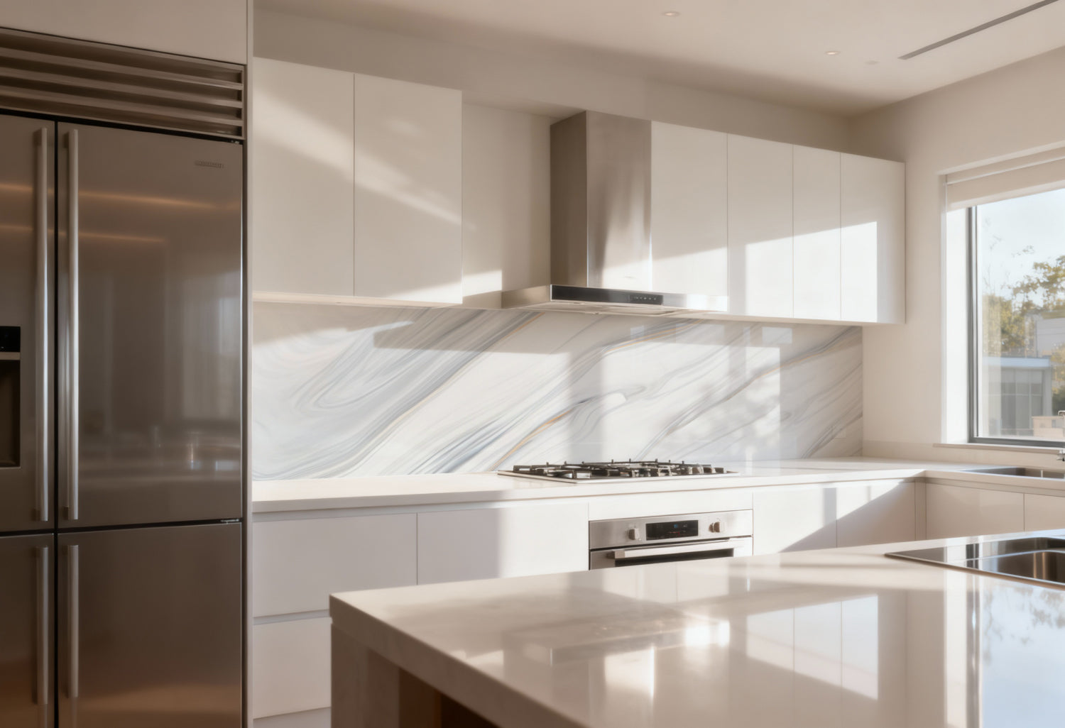 Küchenrückwand Marmoroptik