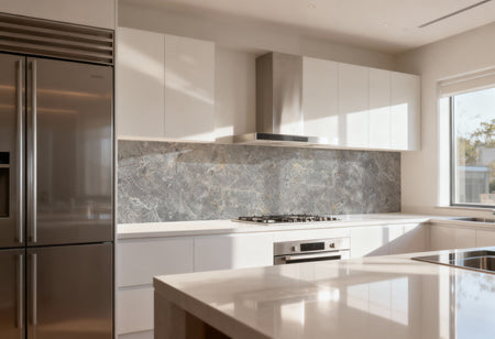 Küchenrückwand Marmoroptik