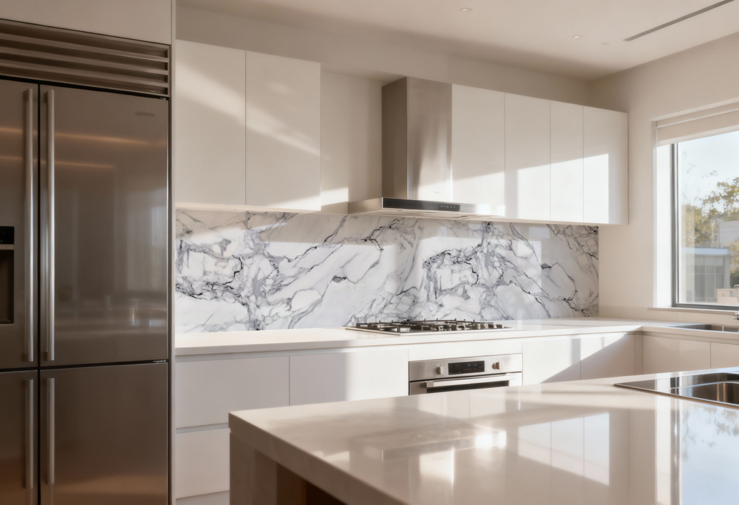 Küchenrückwand Marmoroptik
