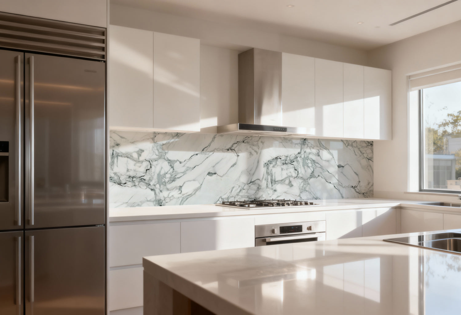 Küchenrückwand Marmoroptik