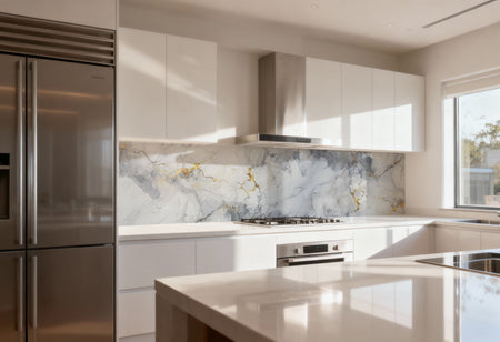 Küchenrückwand Marmoroptik