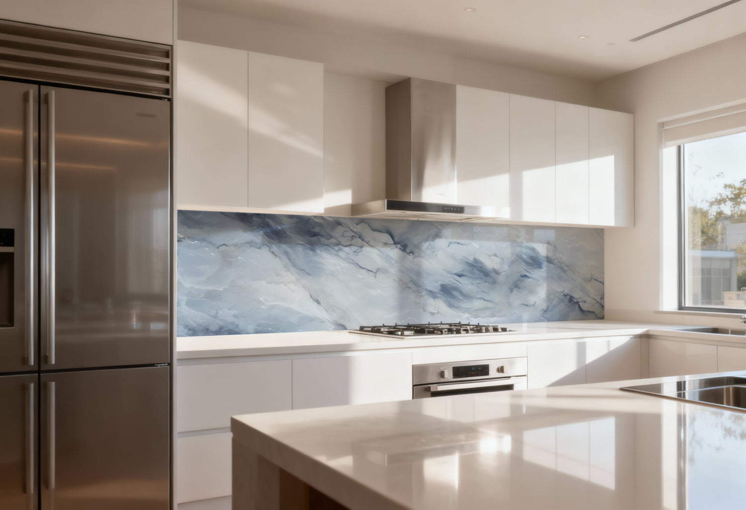 Küchenrückwand Marmoroptik