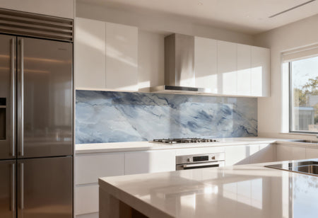 Küchenrückwand Marmoroptik