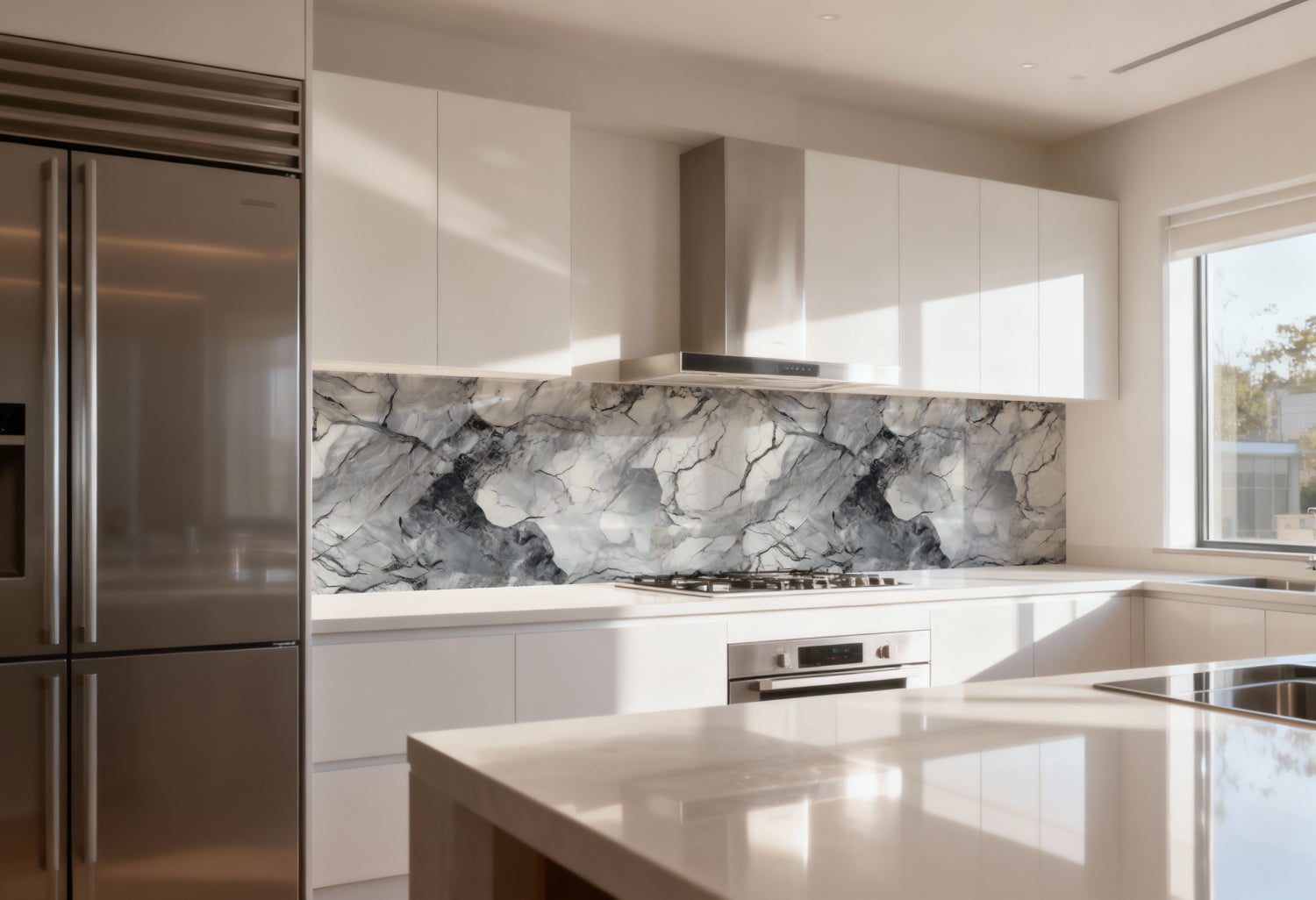 Küchenrückwand Marmoroptik