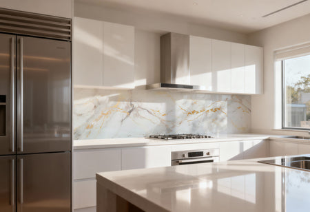 Küchenrückwand Marmoroptik