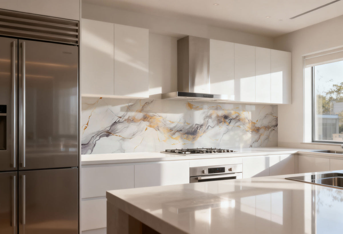 Küchenrückwand Marmoroptik