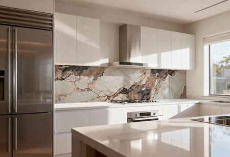 Küchenrückwand Marmoroptik