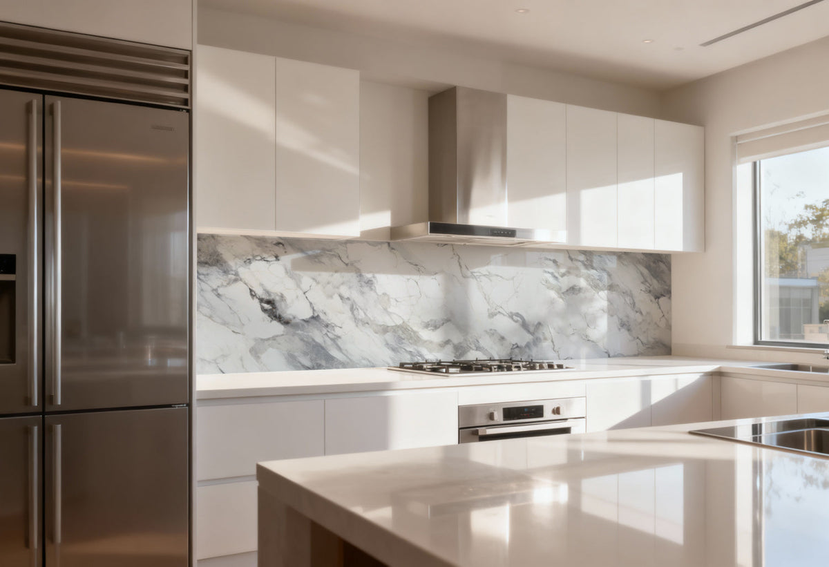 Küchenrückwand Marmoroptik