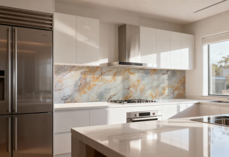 Küchenrückwand Marmoroptik
