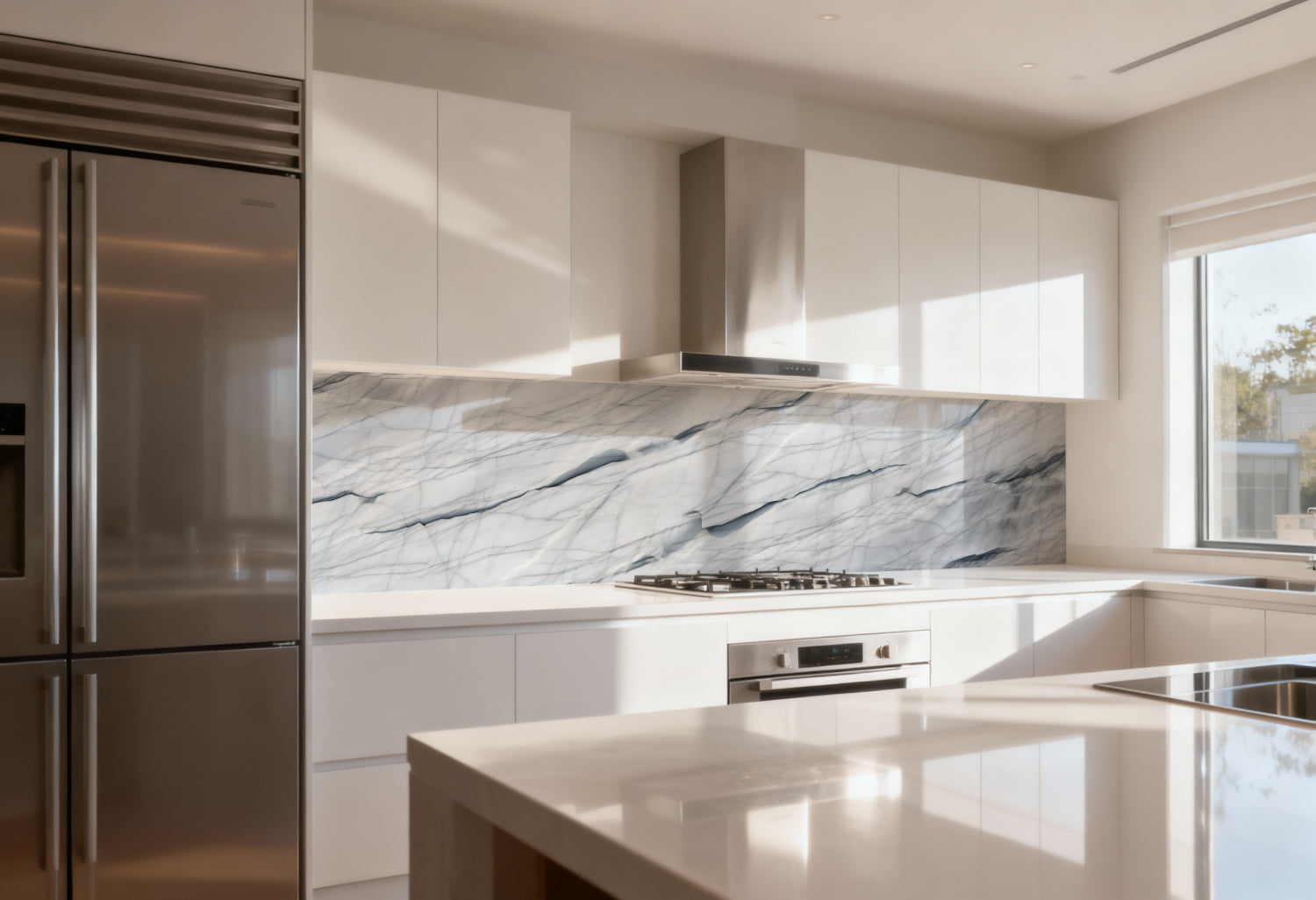 Küchenrückwand Marmoroptik