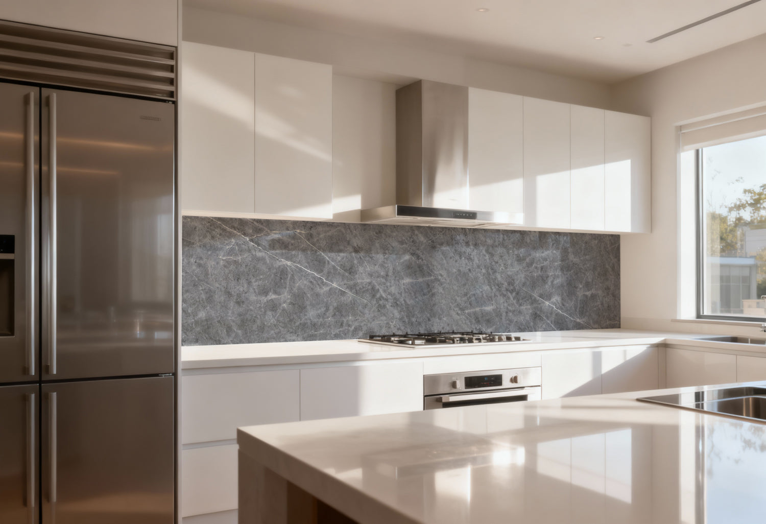 Küchenrückwand Marmoroptik