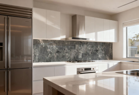 Küchenrückwand Marmoroptik