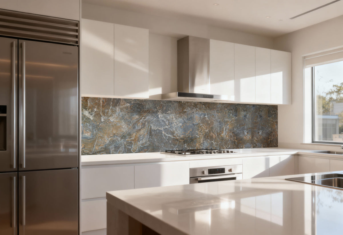 Küchenrückwand Marmoroptik