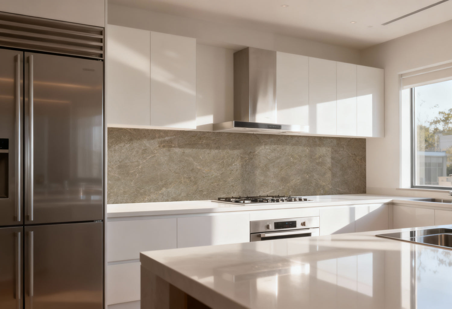 Küchenrückwand Marmoroptik