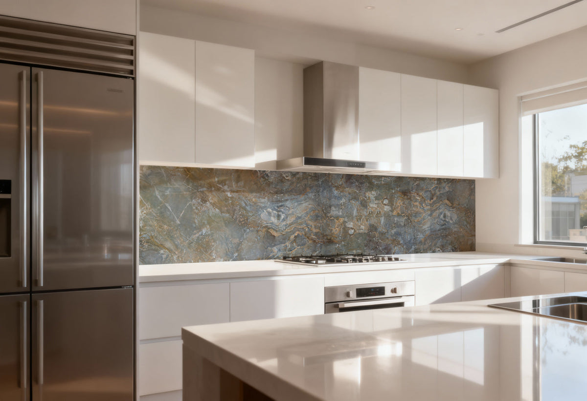 Küchenrückwand Marmoroptik