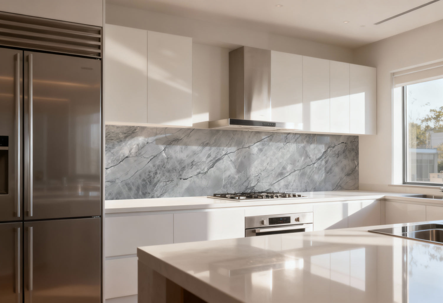 Küchenrückwand Marmoroptik