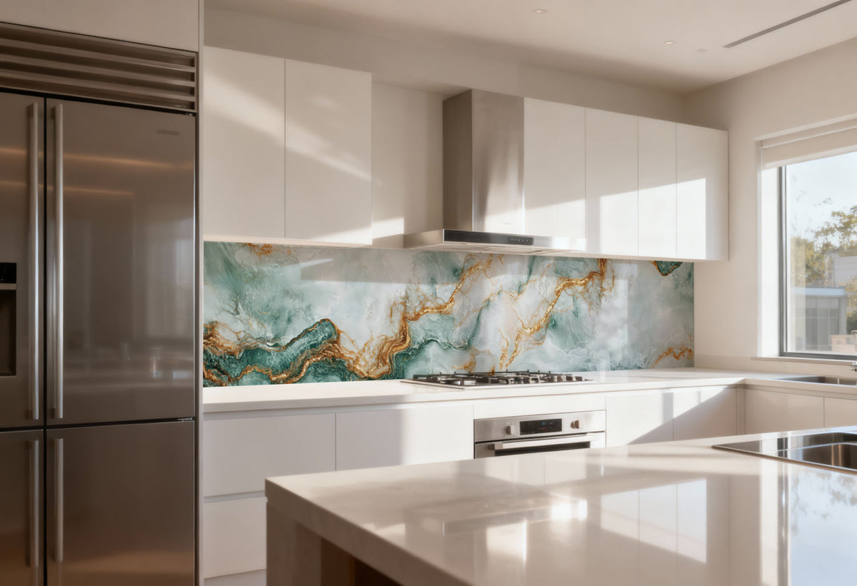 Küchenrückwand Marmoroptik