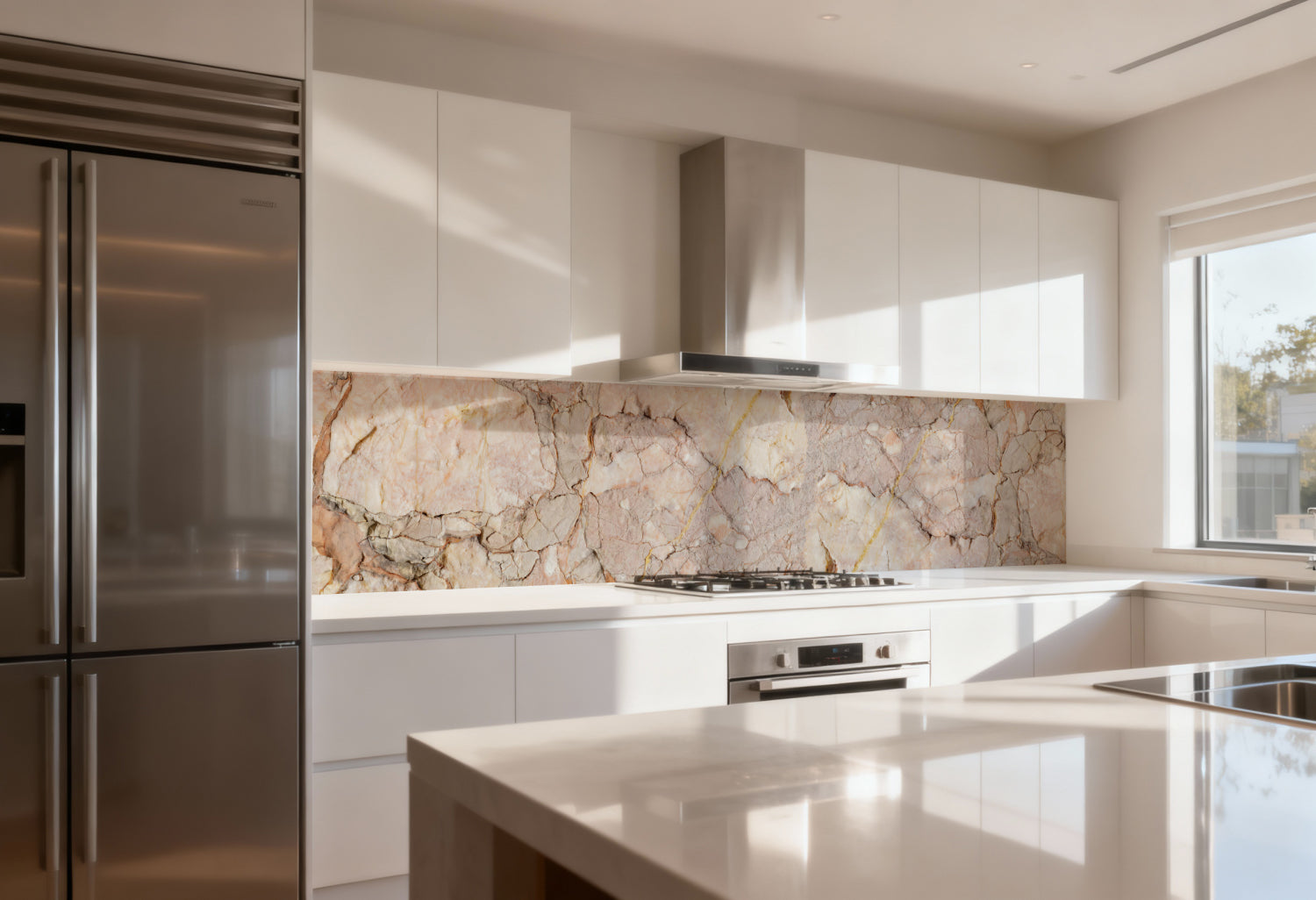 Küchenrückwand Marmoroptik