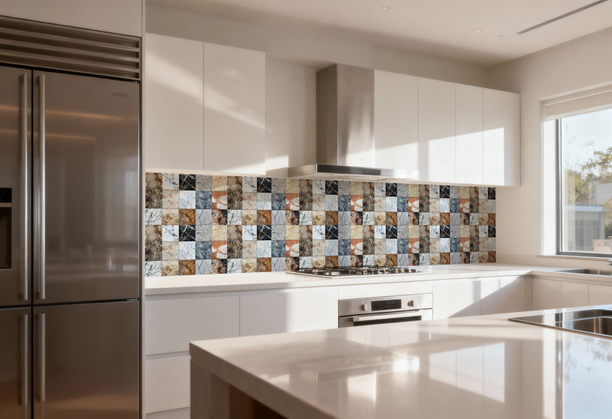 Küchenrückwand Marmoroptik