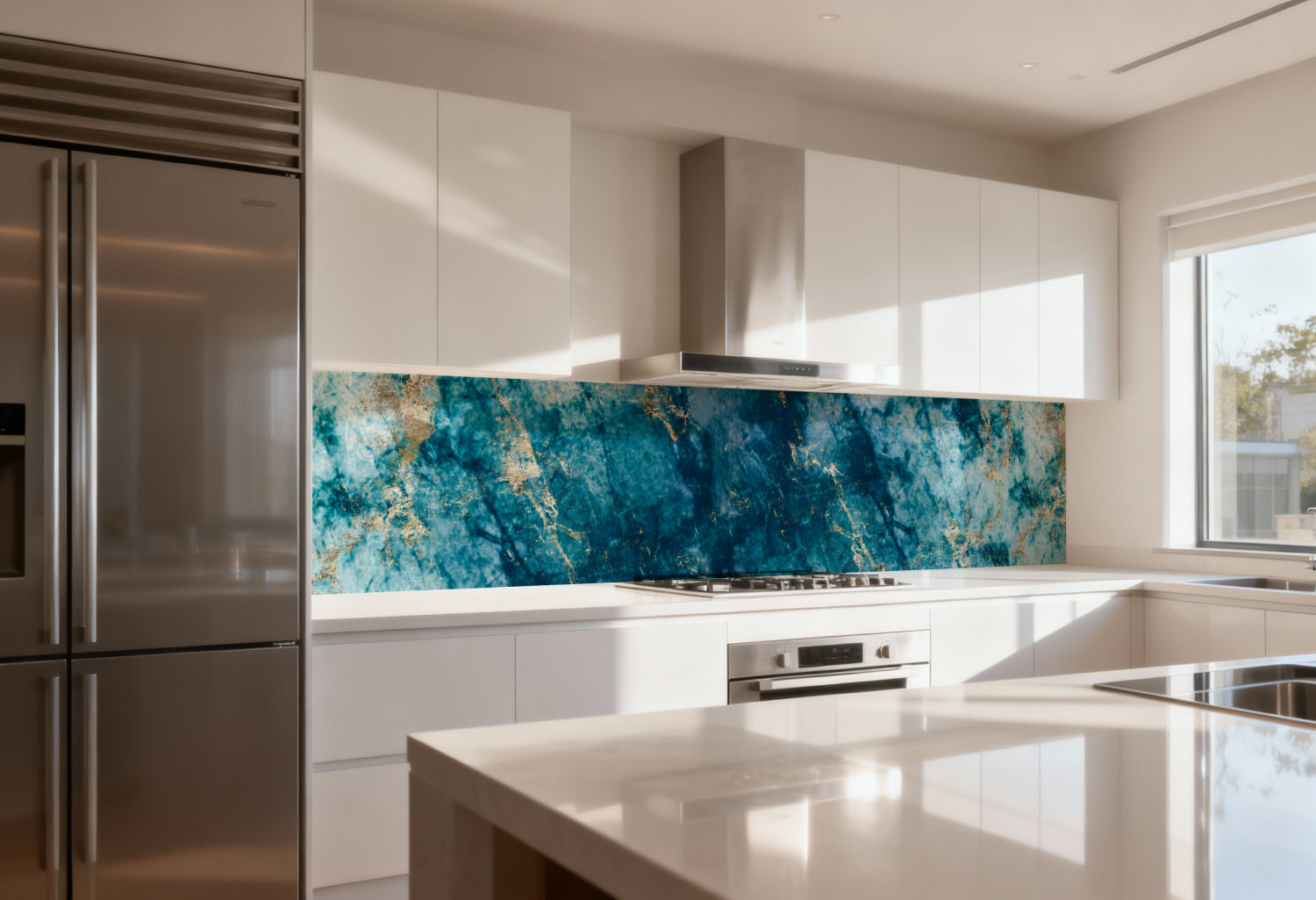 Küchenrückwand Marmoroptik