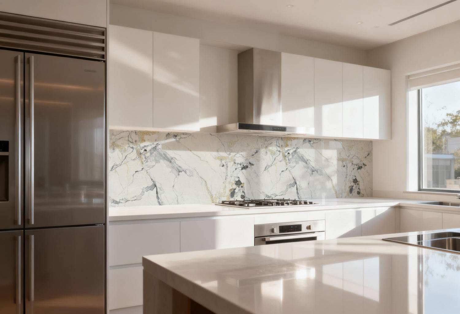 Küchenrückwand Marmoroptik