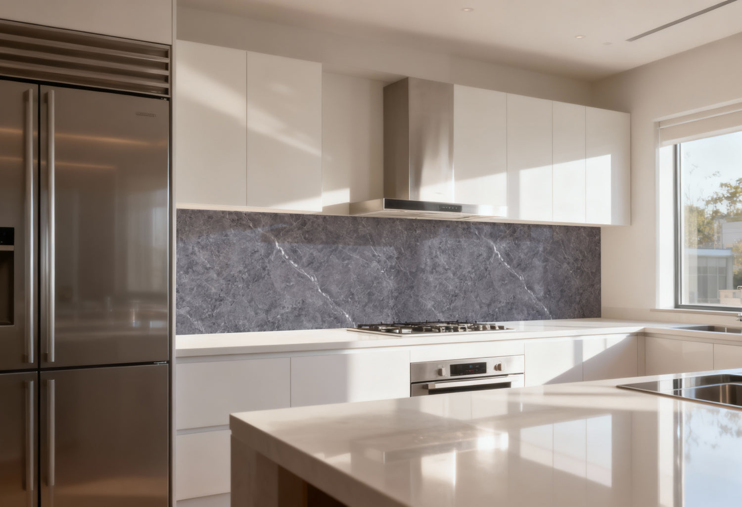 Küchenrückwand Marmoroptik