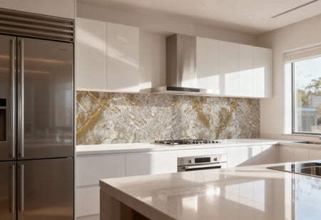 Küchenrückwand Marmoroptik