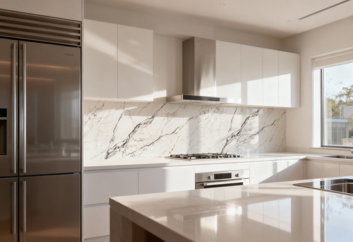 Küchenrückwand Marmoroptik