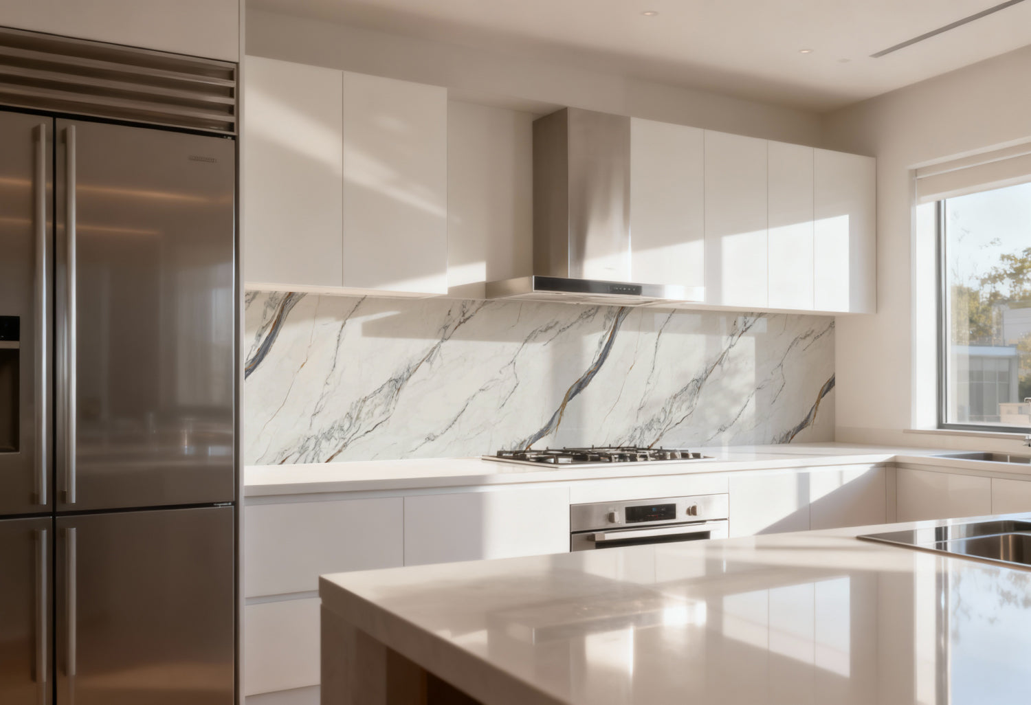 Küchenrückwand Marmoroptik