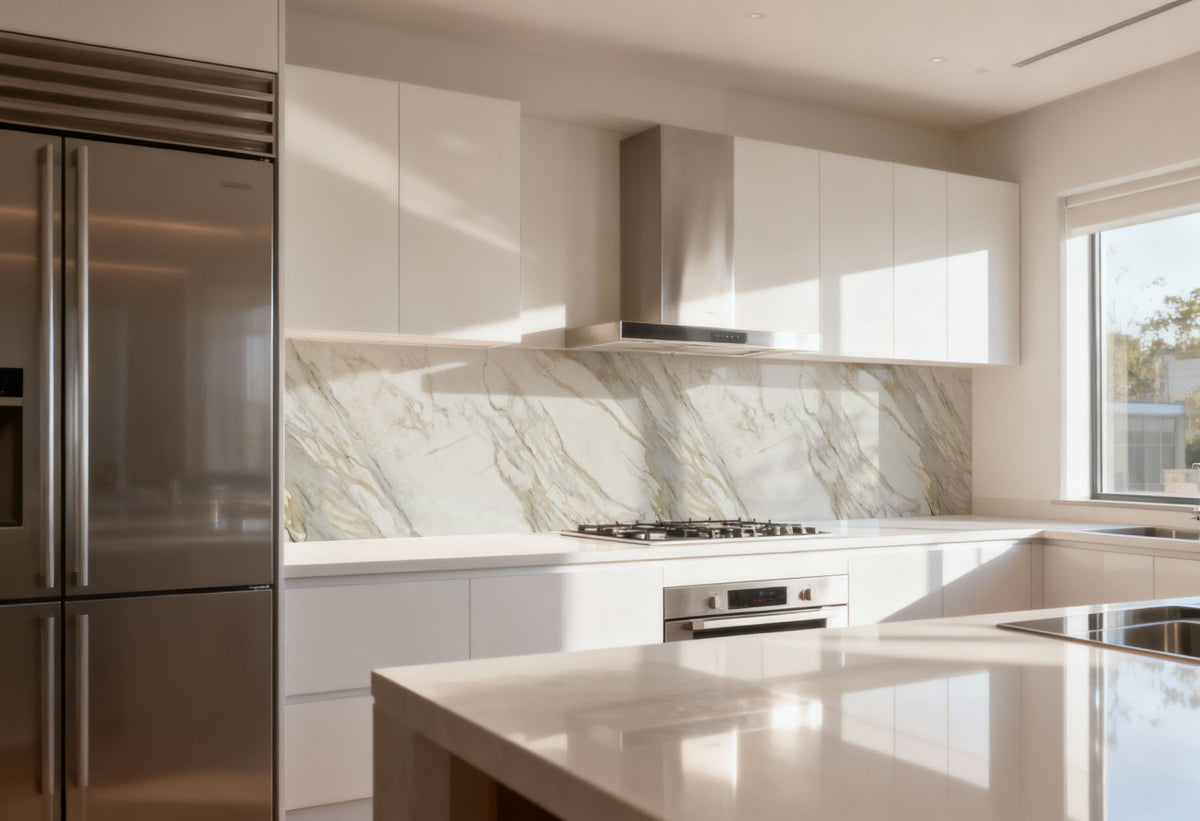 Küchenrückwand Marmoroptik