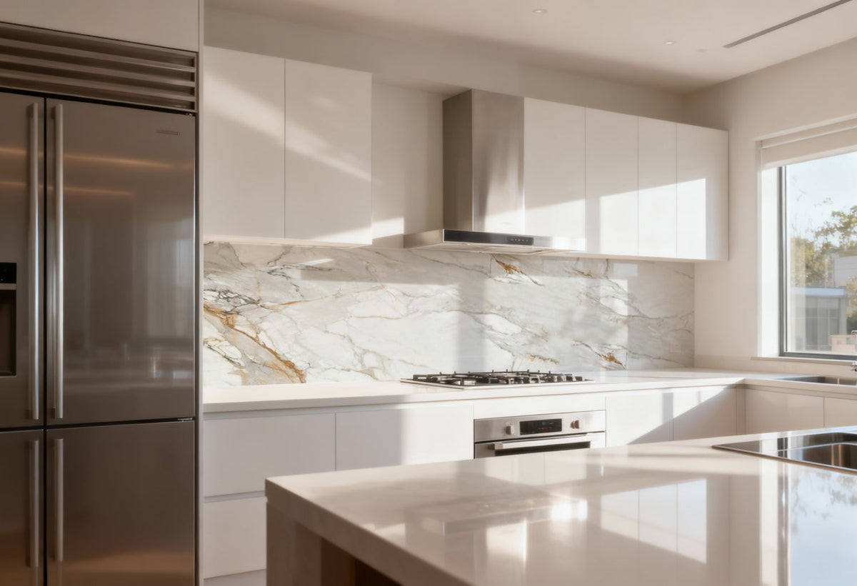 Küchenrückwand Marmoroptik