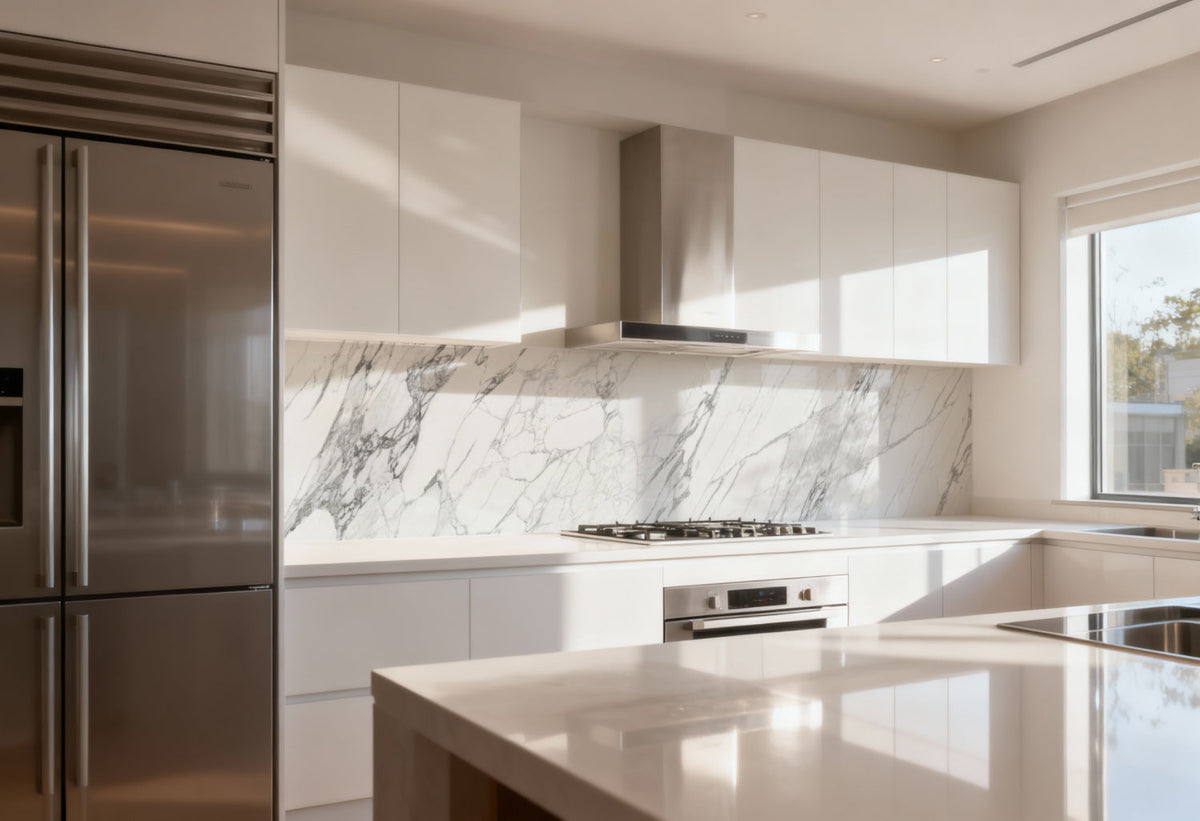 Küchenrückwand Marmoroptik