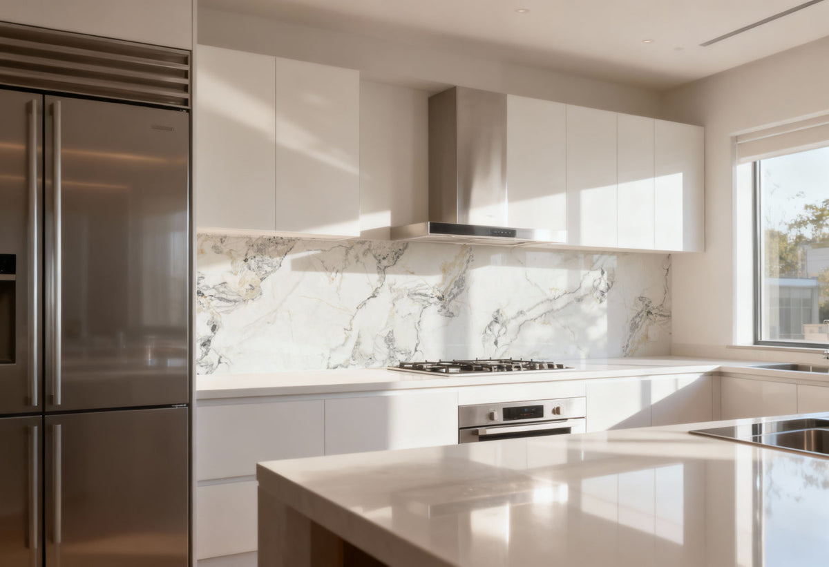 Küchenrückwand Marmoroptik