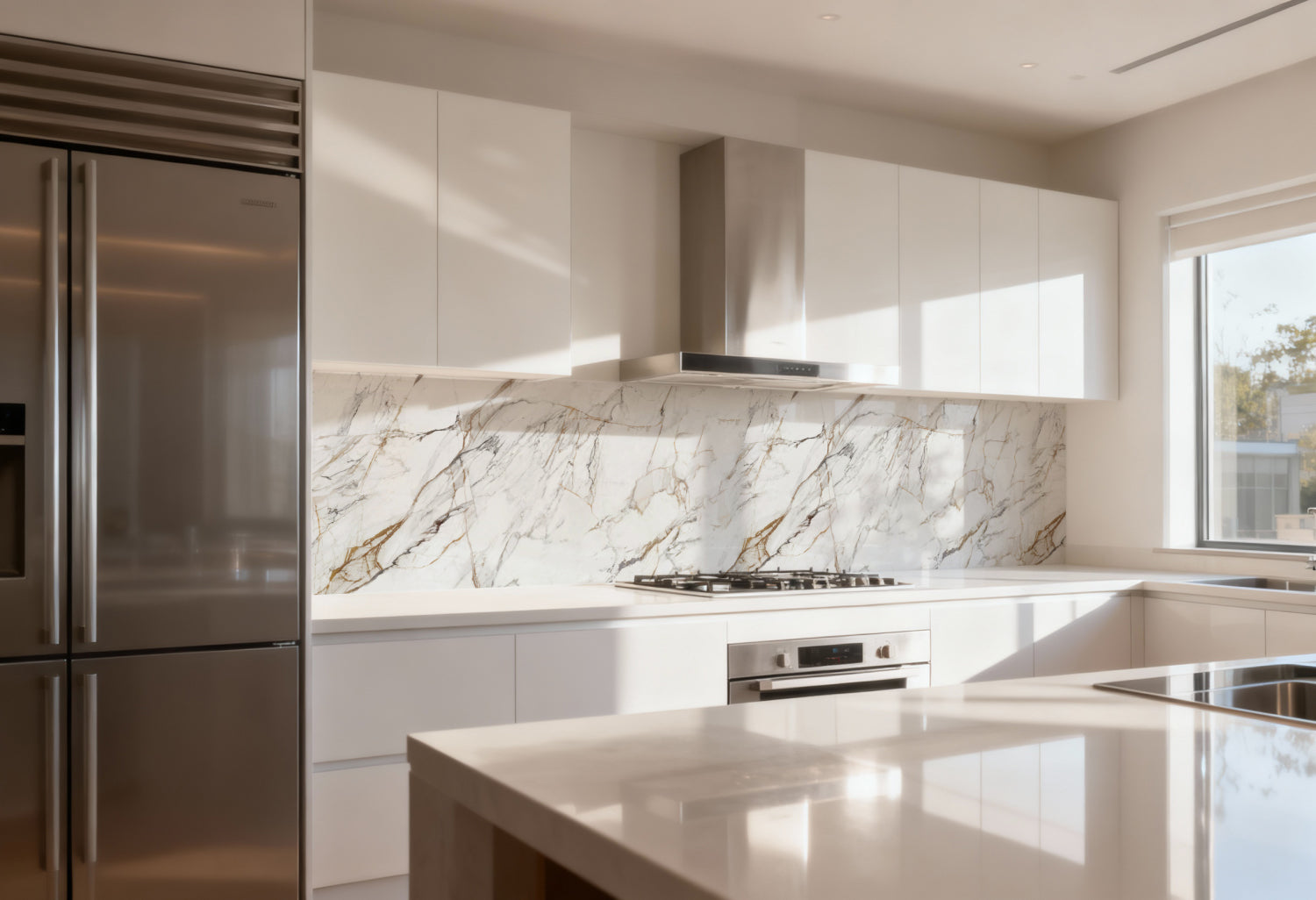 Küchenrückwand Marmoroptik