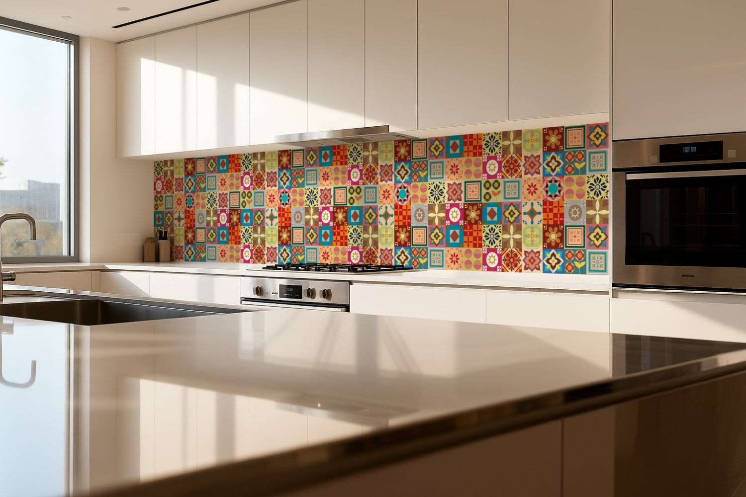 Spritzschutz Küche Patchwork