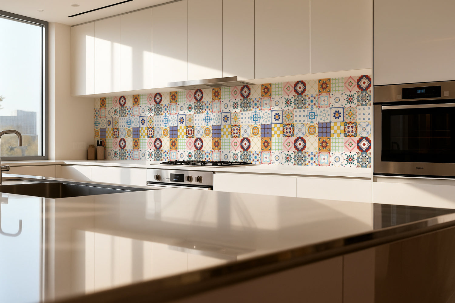 Küchenrückwand Patchwork