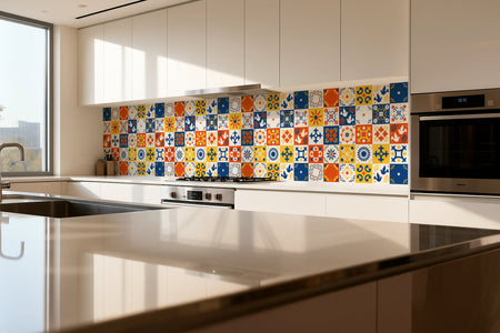 Küchenrückwand Patchwork