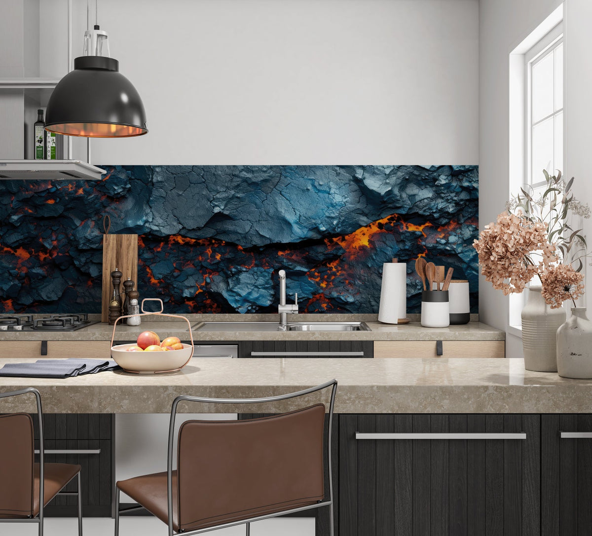 Küchenrückwand Steinoptik