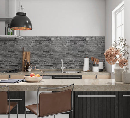 Küchenrückwand Steinoptik
