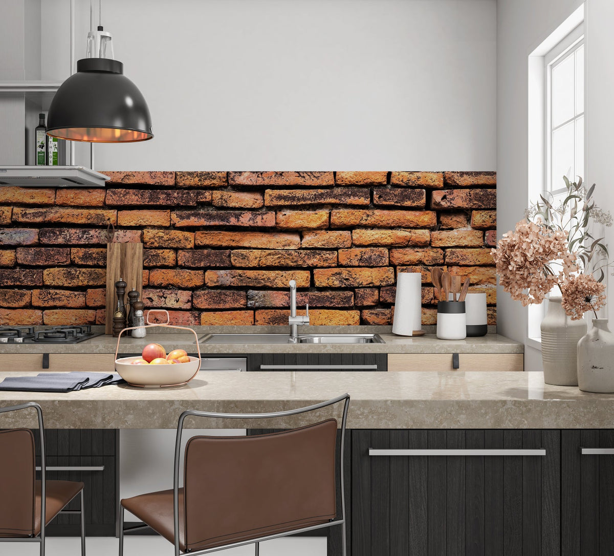 Küchenrückwand Steinoptik