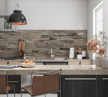 Küchenrückwand Steinoptik