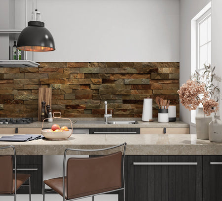 Küchenrückwand Steinoptik