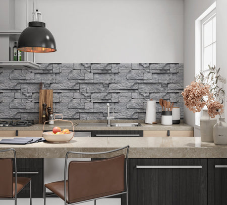 Küchenrückwand Steinoptik