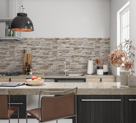 Küchenrückwand Steinoptik