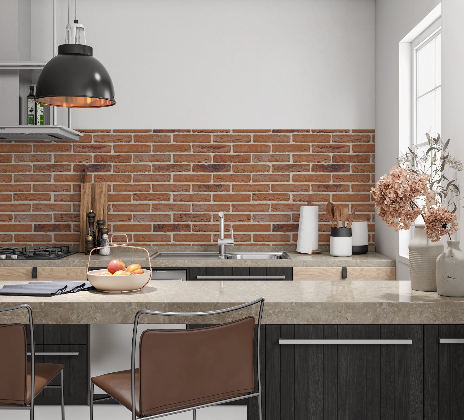 Küchenrückwand Steinoptik