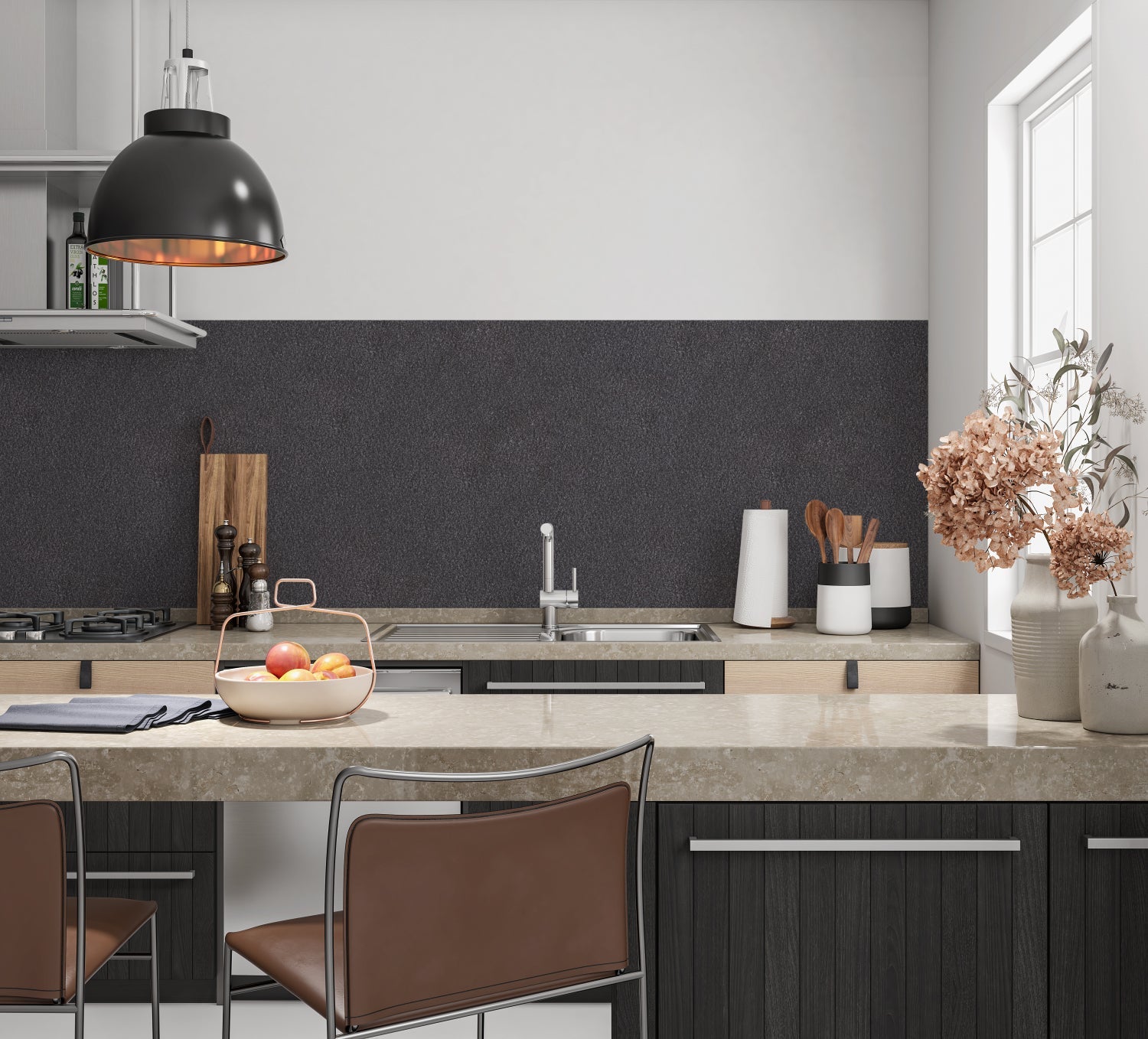 Küchenrückwand Steinoptik