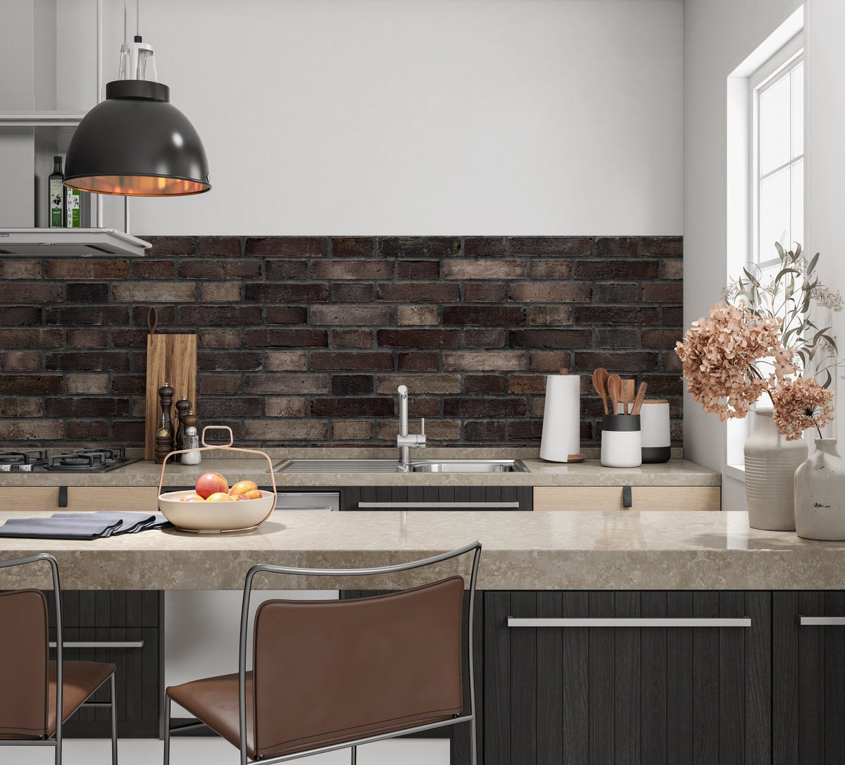 Küchenrückwand Steinoptik